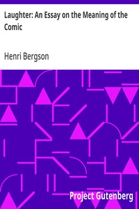 Cover of Laughter: An Essay on the Meaning of the Comic