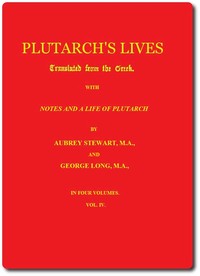 Cover of Plutarch's Lives, Volume 4 (of 4)