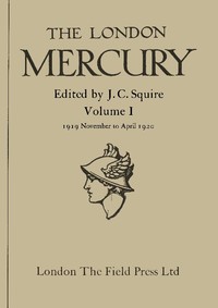 Cover of The London Mercury, Vol. I, Nos. 1-6, November 1919 to April 1920