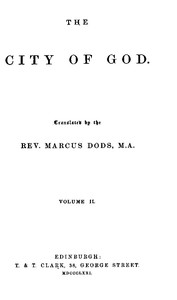 Cover of The City of God, Volume II