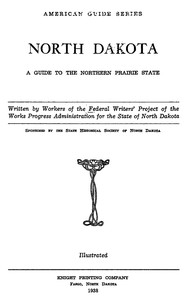 Cover of North Dakota: A Guide to the Northern Prairie State