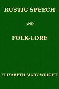 Cover of Rustic Speech and Folk-Lore