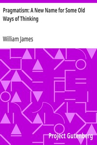 Cover of Pragmatism: A New Name for Some Old Ways of Thinking