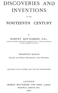 Cover of Discoveries and Inventions of the Nineteenth Century
