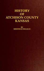 Cover of History of Atchison County, Kansas