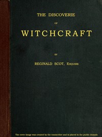 Cover of The Discoverie of Witchcraft