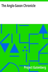 Cover of The Anglo-Saxon Chronicle