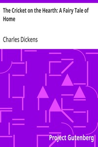 Cover of The Cricket on the Hearth: A Fairy Tale of Home