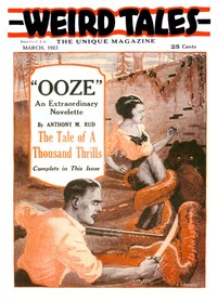 Cover of Weird Tales, Volume 1, Number 1, March 1923: The unique magazine