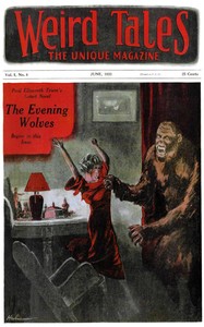 Cover of Weird Tales, Volume 1, Number 4, June, 1923: The unique magazine