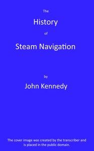 Cover of The history of steam navigation