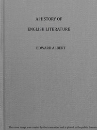 Cover of A history of English literature : $b A practical text-book