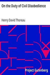 Cover of On the Duty of Civil Disobedience