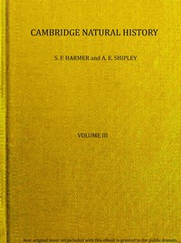 Cover of The Cambridge natural history, Vol. 03 (of 10)