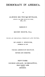 Cover of Democracy in America — Volume 1