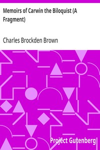 Cover of Memoirs of Carwin the Biloquist (A Fragment)