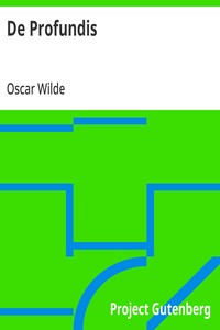 Cover of De Profundis