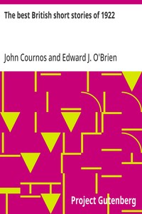 Cover of The best British short stories of 1922