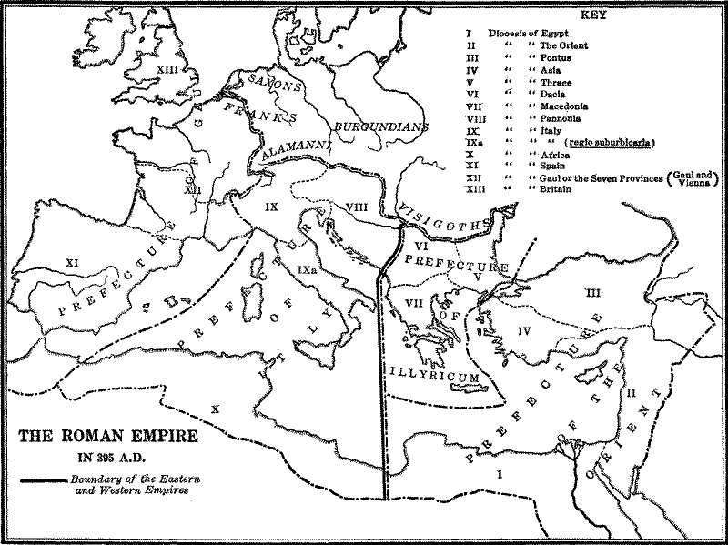 The Roman Empire in 395 A.&nbsp;D.