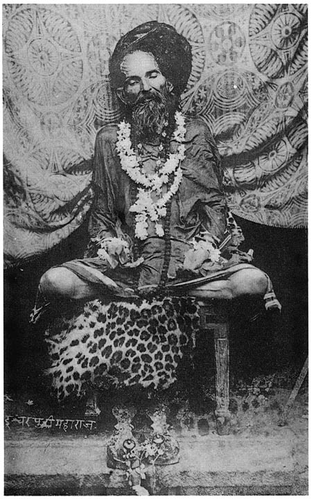 Famous Gosain Mahant. Photograph taken after death