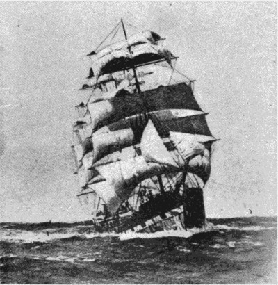 Old style sailing vessel