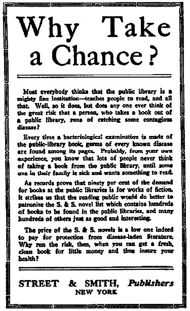 Why Take a Chance? An Advertisement